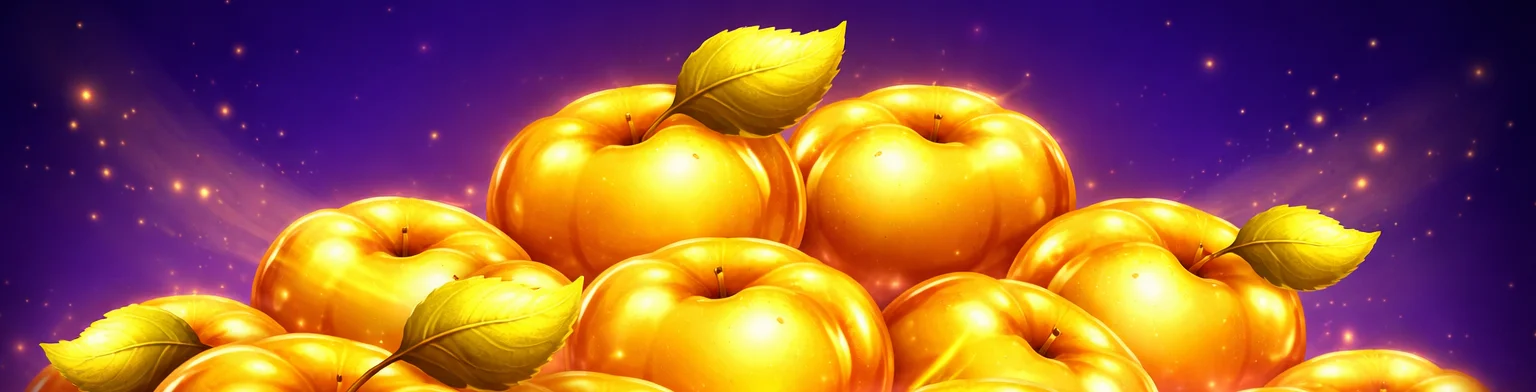 Goldene Äpfel im Basket Bounty-Slot